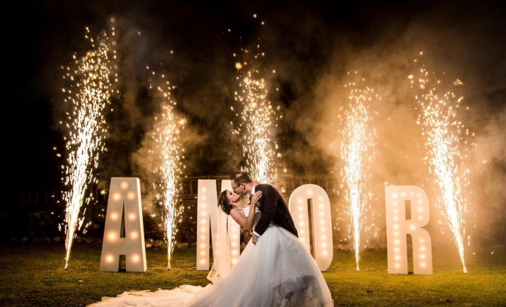 show pirotécnico para matrimonio inolvidable